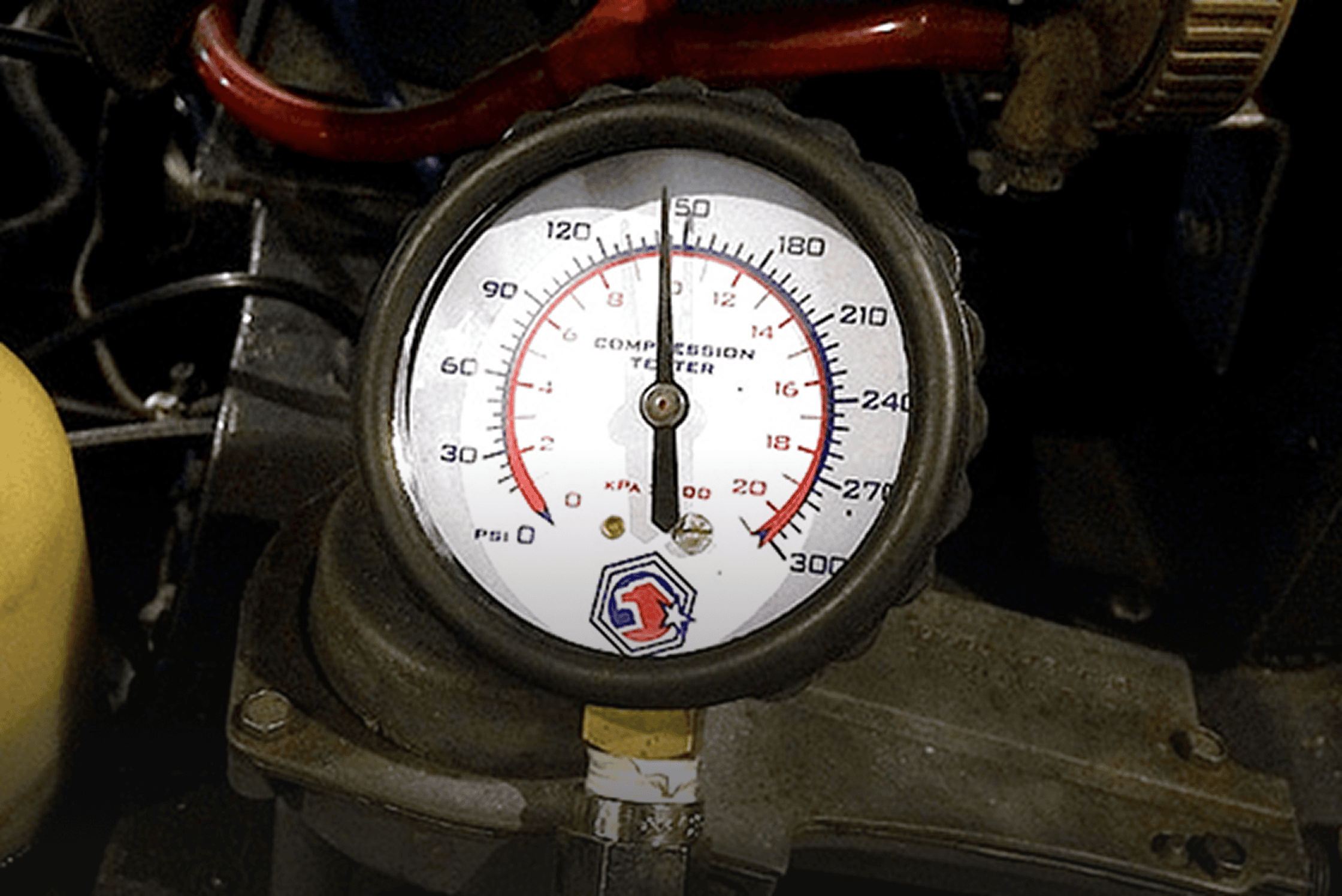 Mechanical gauge with needle display